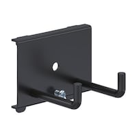 アズワン パンチングパネル用工具フック2本爪 黒 SF1WBK