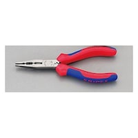 KNIPEX 160mm 穴付ラジオペンチ(グリップ・圧着付) EA537PD160 EA537PD160 1個