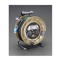 ハタヤリミテッド AC125V/15A/30m メタルセンサーリール(漏電遮断器付) EA815MS30 EA815MS30 1台