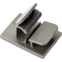 パンドウイットコーポ PANDUIT コードクリップ 押し込み固定 テレホングレー 21.6×13.0×H10.4mm LWC19H25M14 1袋(1000個)