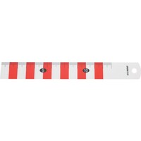 土牛産業 DOGYU 樹脂製両面紅白スケール 02756 1個