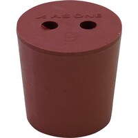 アズワン AS 穴付き赤ゴム栓 9号 1個入 1764902 1個