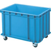 積水テクノ成型 積水 S型コンテナ S100 キャスター底栓付 青 CSPV100 1個