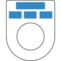 アイマーク IM 押ボタン(メガネ銘板)φ22.5(別作)3ノッチ2段彫り