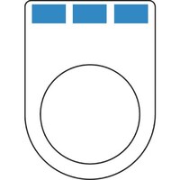 アイマーク IM 押ボタン(メガネ銘板)φ30.5(別作)3ノッチ1段彫り