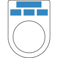 アイマーク IM 押ボタン(メガネ銘板)φ30.5(別作)3ノッチ2段彫り