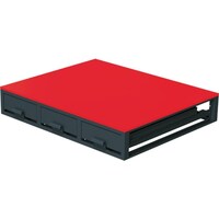 ジェフコム DENSAN バンキャビネット(3列引き出し) SCTF02 1個