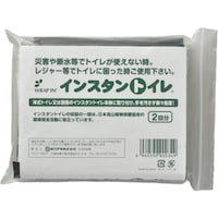 日本緑十字社 緑十字 防災用品 プラ段インスタントイレ処理セット 2P