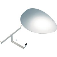 日本緑十字社 緑十字 ハーフドーム型ミラー(T字路安全確認用) LM7 340×665×187mm 280032 1台