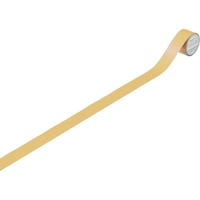 日本緑十字社 緑十字 配管識別テープ 薄い黄(ガス関係) AH506(S小) 25mm幅×2m アルミ