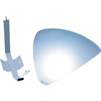 日本緑十字社 緑十字 クォータードーム型ミラー(L字路安全確認用) LMC7 328×279 アクリル製 280033 1台