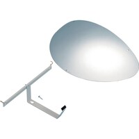 日本緑十字社 緑十字 ハーフドーム型ミラー(T字路安全確認用) LM5 247×480×135mm 280031 1台