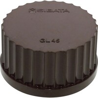 柴田科学 SIBATA 赤キャップ ねじ口びん用 GL45 10入