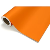 日本緑十字社 緑十字 カッティング粘着シート オレンジ カッティングシート223YR 450mm幅×12m巻 屋内用 エンビ 230104 1本