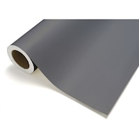 日本緑十字社 緑十字 カッティング粘着シート グレー カッティングシート741GR 450mm幅×12m巻 屋内用 エンビ