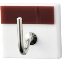 日本緑十字社 緑十字 キーハンガー ブラウン 30×33mm 裏面テープ付 アクリル製 キーハンガー1R(9) 302009 1個