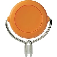 日本緑十字社 緑十字 強力マグネットフック(可動式フックタイプ) 橙 MG757YR 60×70mm 耐荷重7kg