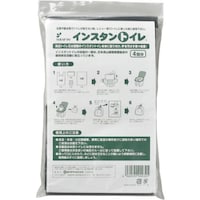 日本緑十字社 緑十字 防災用品 プラ段インスタントイレ処理セット 4P