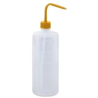 アズワン AS 洗浄瓶カラフルバリエ(細口)イエロー 1L
