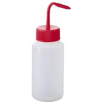 アズワン 洗浄瓶カラフルバリエ広口 レッド 500mL