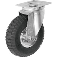 シシク シシク 空気入車輪付キャスター 自在 248mm