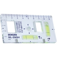 ジェフコム DENSAN スイッチボックスケガキレベル(つまみ穴付タイプ)