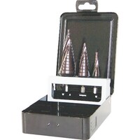 ジェフコム DENSAN ブラックチタンステップドリル DSB3RH 1個