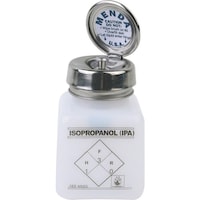 DESCO DESCO ディスペンサー PURETOUCH 白 角型 高密度ポリエチレン 120cc ISOPROPANOLの印刷