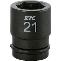 京都機械工具 KTC 12.7sq.インパクトレンチ用ソケット(標準) ピン・リング付 対辺寸法32mm パック・台紙仕様