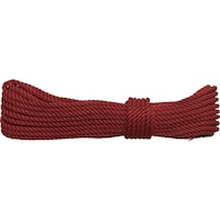 ユタカメイク ユタカメイク ロープ パイレンカラーロープ 4φ×8m レッド A82 1個
