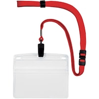 オープン工業 OP 吊下げ名札 特大サイズ 1枚 赤