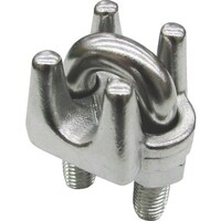 水本 水本 ステンレス ワイヤークリップ 使用ロープ径8mm A432 1個