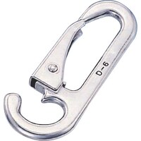 水本 水本 ステンレス スナップフックD型 オープンタイプ 長さ88mm