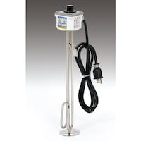 八光電機 八光 投込みヒーター GIVE SAFEヒーター空焼き防止機能(温度ヒューズ)付き 電源100V 0.5Kw 首下348mm BCG1105 1台