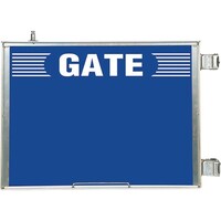 ユニット ユニット 突出し式ゲート標識 GATE セット