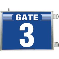 ユニット ユニット 突出し式ゲート標識 GATE3セット