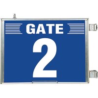ユニット ユニット 突出し式ゲート標識 GATE2セット
