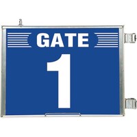 ユニット ユニット 突出し式ゲート標識 GATE1セット