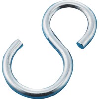 日本緑十字社 緑十字 Sフック 金具13 27.2×12.6/16.4mm 10個組 スチール製