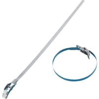 日本緑十字社 緑十字 ステンレスベルト(締付金具付) SB400 10mm幅×400mm 2本組