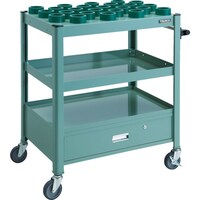 トラスコ中山 TRUSCO TCW型ツーリングワゴン HSK63A BT40 NT40 24個 引出し付 GN色 TCWTE02DAGN 1台