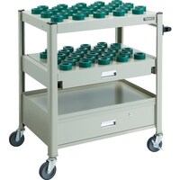 トラスコ中山 TRUSCO TCW型ツーリングワゴン HSK40A専用 57個 スライド棚引出し付 NG色 TCWTF02DCNG 1台