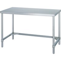 シンコー シンコー ステンレス作業台(三方枠タイプ・SUS304) 1500×600×800 WTN15060 1台