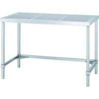 シンコー シンコー ステンレス作業台(三方枠タイプ・パンチングパネル天板・SUS430) 900×600×800 PWT9060 1台
