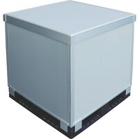 トラスコ中山 TRUSCO スタックカーゴ4面パネルタイプ 1100X1100XH1000 SCP411100 1S