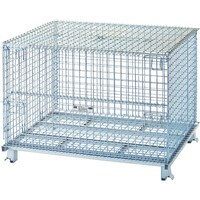 トラスコ中山 TRUSCO ネットパレット普及型 1000X1200X890 1200kg 2枚フタ付 T1012AGNF2 1台