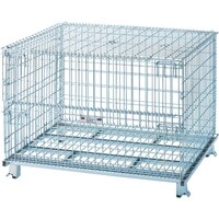 トラスコ中山 TRUSCO ネットパレット 1200X1000X890 1000Kg 2枚フタ付 TNP4NF2 1台