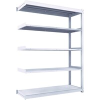 トラスコ中山 TRUSCO TUG型中量棚600kg 連結 1800X626XH2400 5段 TUG60086L5B 1台