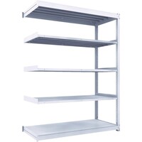 トラスコ中山 TRUSCO TUG型中量棚600kg 連結 1800X776XH2400 5段 TUG60086J5B 1台