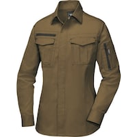 ジーベック XEBEC レディス長袖シャツ20158111 キャメル 20158111 1着